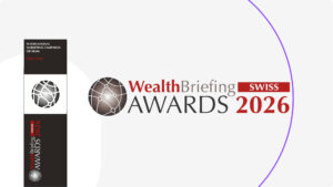 Etops was recognized with the WealthBriefing Swiss Award 2026 in the category International Marketing Campaign & Team.
